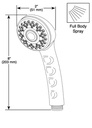 Delta 59462-WH15-BG Water Efficient Handshower 