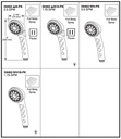 Delta 59462-WH18-PK Single Setting Handshower 