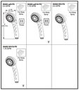 Delta 59462-WHB-PK Push Button Pause Full Spray Hand Shr 
