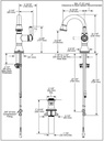 Delta 597-CZPD-DST Cassidy Single Handle Pull Down Bathroom Faucet