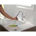 Delta 597-PD-DST Cassidy Single Handle Pull Down Bathroom Faucet