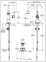 Delta 597-PD-DST Cassidy Single Handle Pull Down Bathroom Faucet
