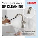 Delta 597-SSPD-DST Cassidy Single Handle Pull Down Bathroom Faucet