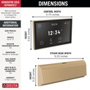 Delta 5CB-550L-CZ-PR Steamscape Unilateral Deluxe Package Champagne Bronze