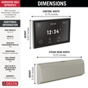Delta 5CB-550L-SS-PR Steamscape Unilateral Deluxe Package Stainless