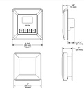 Delta 5CH-250T-BL Steamscape Transitional Classic Package Matte Black