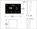 Delta 5CH-550L-BL Steamscape Linear Square Deluxe Package Matte Black