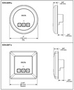 Delta 5CN-220R-PR Steamscape Round Exterior Control Chrome