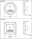 Delta 5CN-220T-SS-PR Steamscape Transitional Exterior Control Stainless