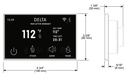 Delta 5CN-550L-PR Showersense Linear Square Digital Interface Chrome