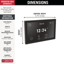Delta 5CN-550L-RB Showersense Linear Square Digital Interface