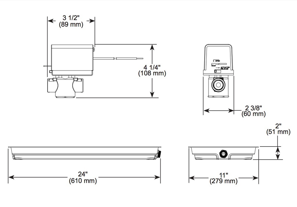 Delta 5GA-PAD-208 Generator Pan And Auto Drain -240V
