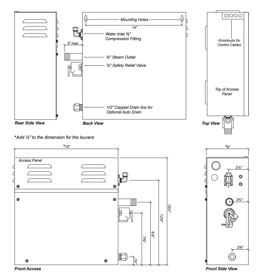 Delta 5GE-SMP10-240-1 Steamscape Steam Generator -10Kw