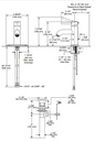 Delta 692LF-BL Tommy Solid Handle Lavatory Faucet 