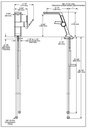 Delta 699-PR-DST Single Handle Mid-Height Riser Faucet