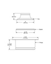 Delta 72030-CZ Disposal And Flange Stopper Kitchen 