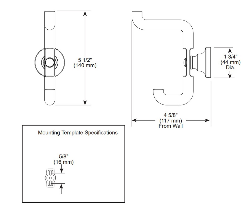 Delta 73535 Saylor Double Robe Hook