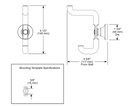 Delta 73535 Saylor Double Robe Hook