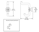 Delta 73535-BL Saylor Double Robe Hook