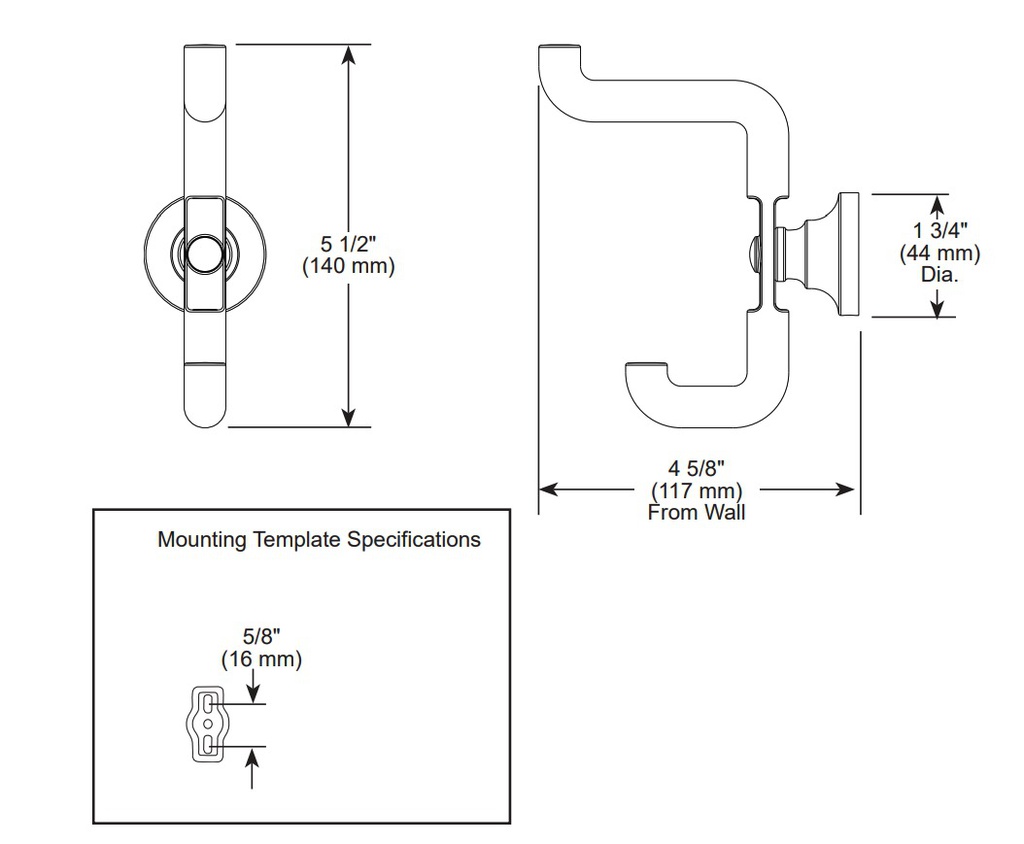 Delta 73535-CZ Saylor Double Robe Hook