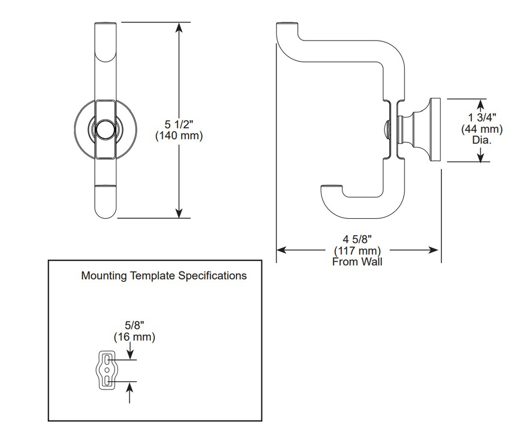 Delta 73535-SS Saylor Double Robe Hook