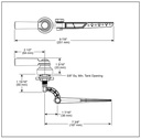 Delta 73560-BL Saylor Tank Lever