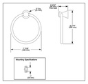 Delta 73846 Lahara Towel Ring 