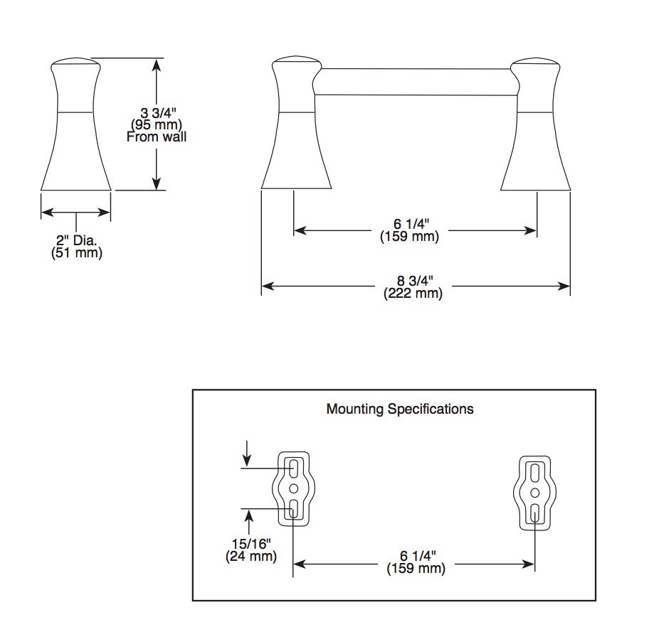 Delta 73850 Lahara Tissue Holder 