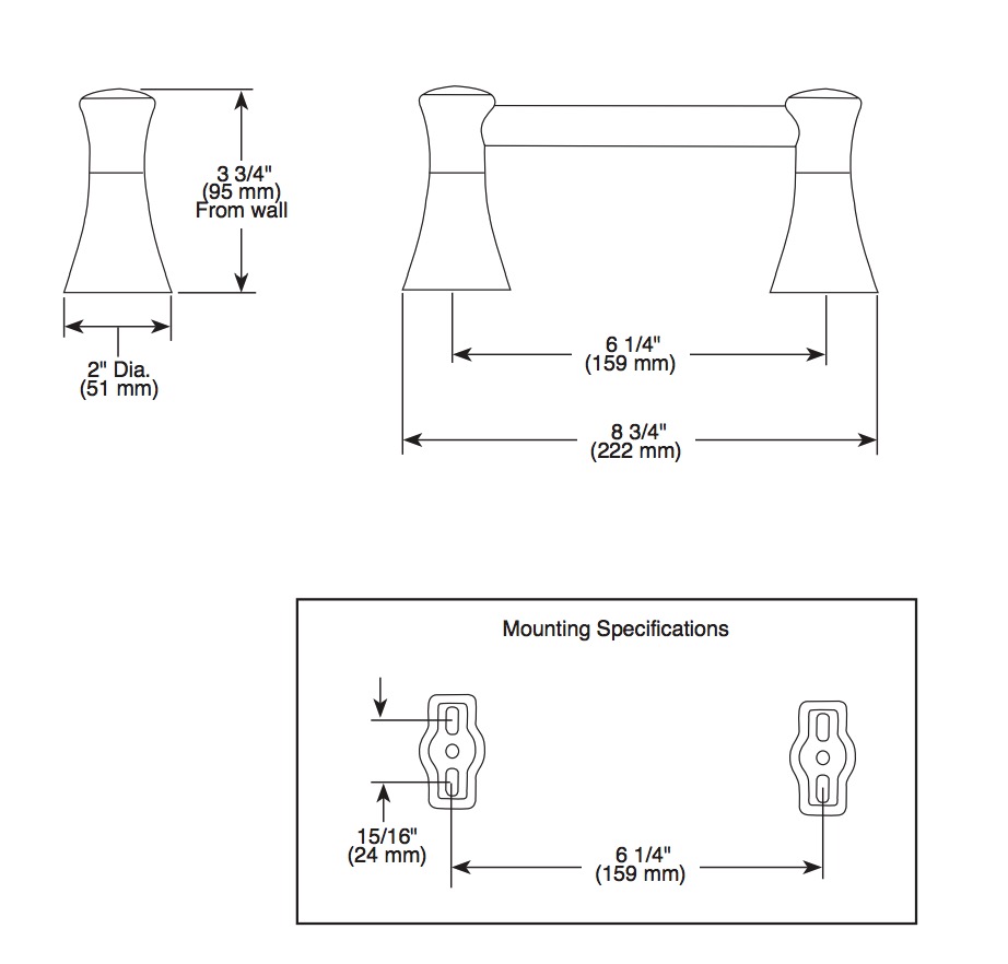 Delta 73850-RB Lahara Tissue Holder 
