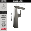 Delta 743-KS-PR-DST Vessel Single Handle Faucet