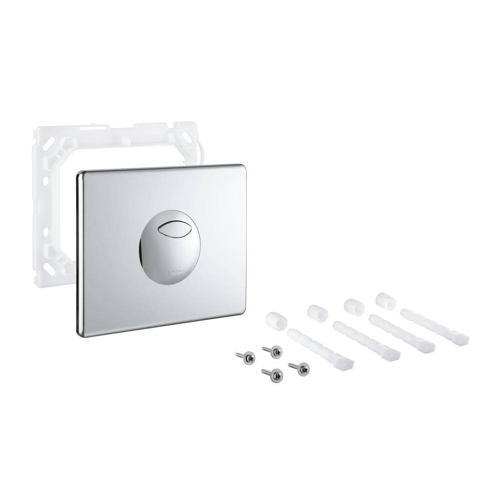 Grohe 42303000 Skate Wall Plate Chrome 1