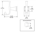 Delta 75135-RB Dryden Robe Hook 