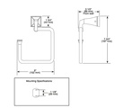 Delta 75146-PN Dryden Towel Ring 