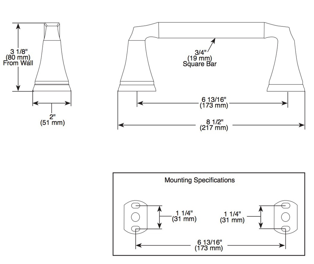 Delta 75150 Dryden Tissue Holder 