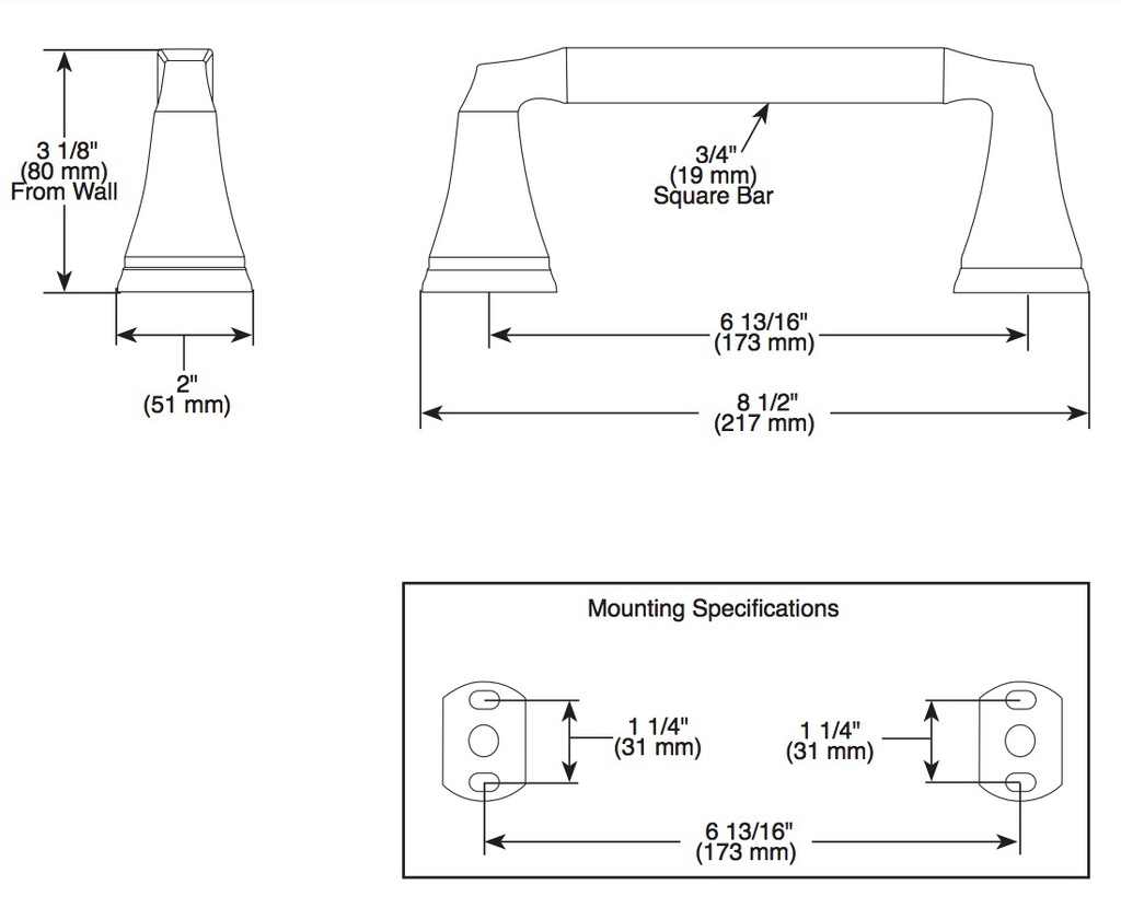 Delta 75150-PN Dryden Tissue Holder 