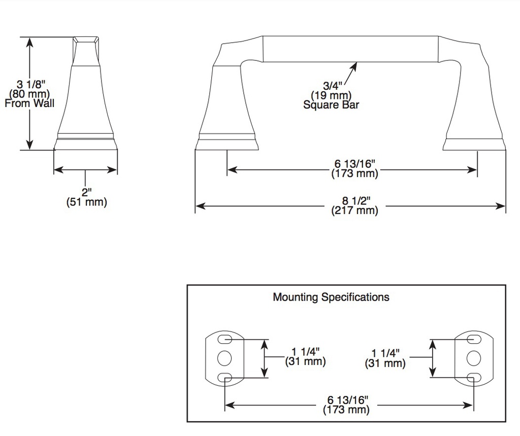 Delta 75150-SS Dryden Tissue Holder 