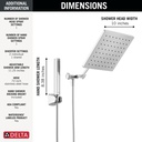 Delta 75527 Shhs 1.75 Gpm W/ Adjustable Arm 5S