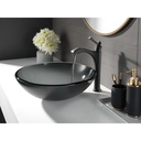 Delta 756-BL-DST Dorval Single Hole Bathroom Faucet 1L