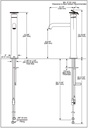 Delta 758-BL-DST Trinsic Vessel Bathroom
