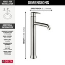 Delta 759-SS-DST Trinsic Vessel Riser 