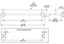 Delta 75925 Trinsic Double Towel Bar 