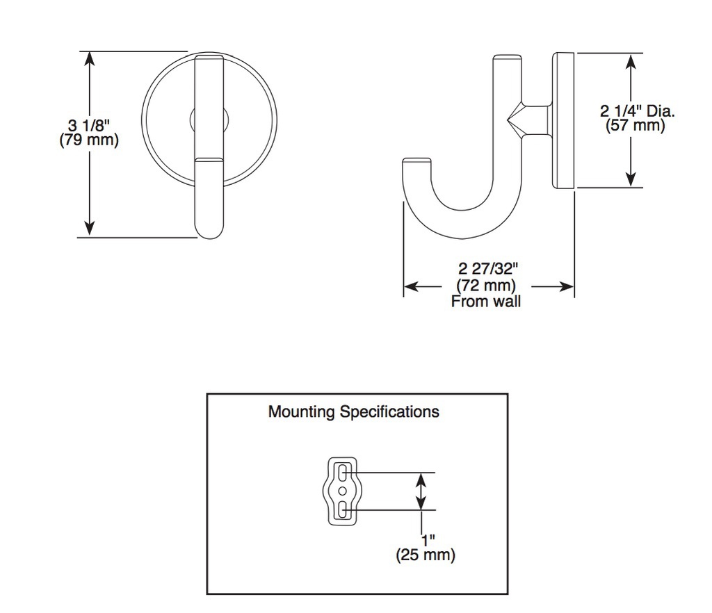 Delta 75935-BL Trinsic Robe Hook 
