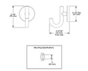Delta 759350-RB Trinsic Robe Hook 