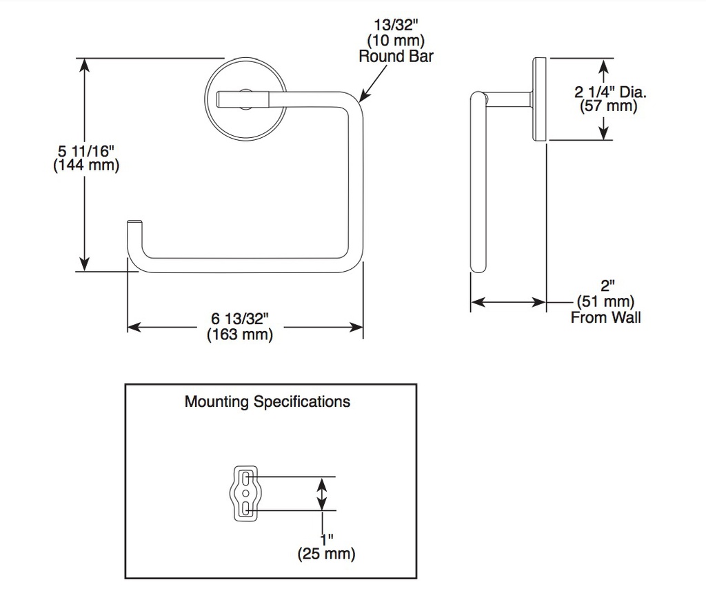 Delta 759460 Trinsic Towel Ring 