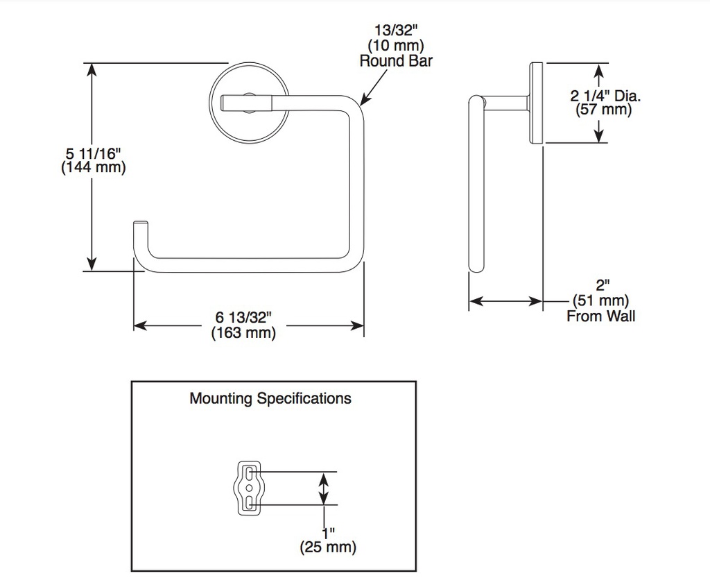 Delta 759460-SS Trinsic Towel Ring 