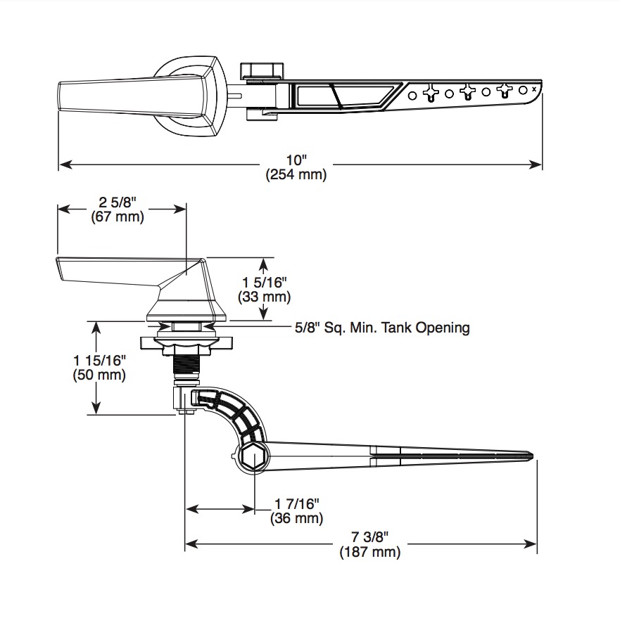 Delta 77260 Tank Lever