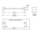 Delta 774240 Zura 24" Towel Bar 