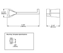 Delta 774500-CZ Zura Tissue Holder 