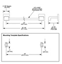 Delta 77518-BL Ara 18" Towel Bar 