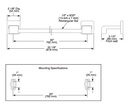 Delta 77530-BL Ara 30" Towel Bar 